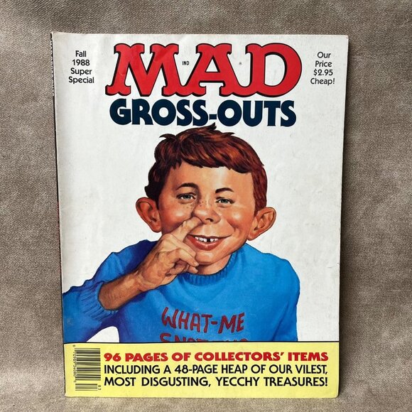 Vintage 1988 MAD Gross Outs Magazine - Picture 1 of 3